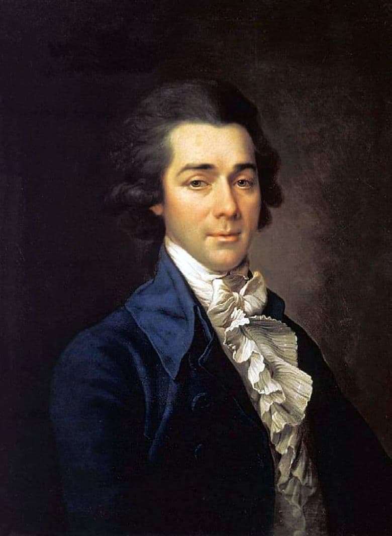 Description of the painting by Dmitry Levitsky Portrait of N. A. Lvov (1789)