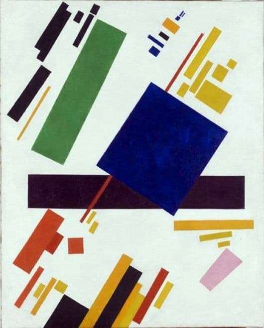 Description of the painting by Kazimir Malevich Suprematic composition