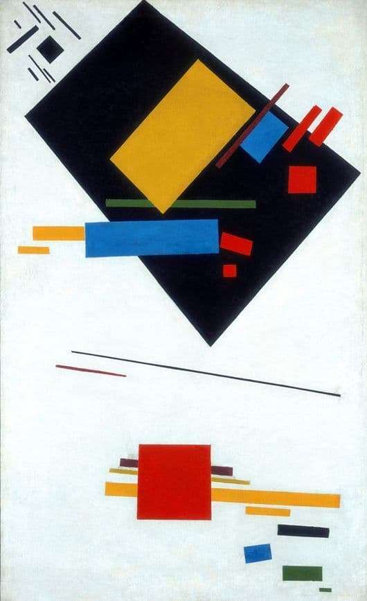 Description of the painting by Kazimir Malevich Suprematism