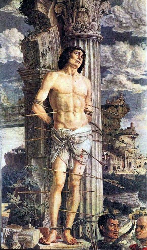 Description of the painting by paintings by Andrea Mantegna St. Sebastian