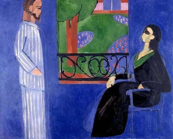 Description of the painting by Henri Matisse Conversation