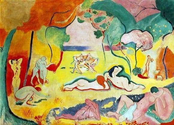 Description of the painting by Henri Matisse The joy of life