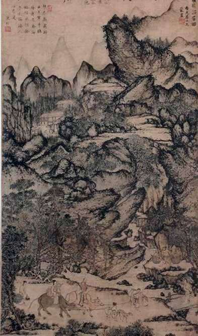 Description of the painting by Van Maine Migration Zichuan