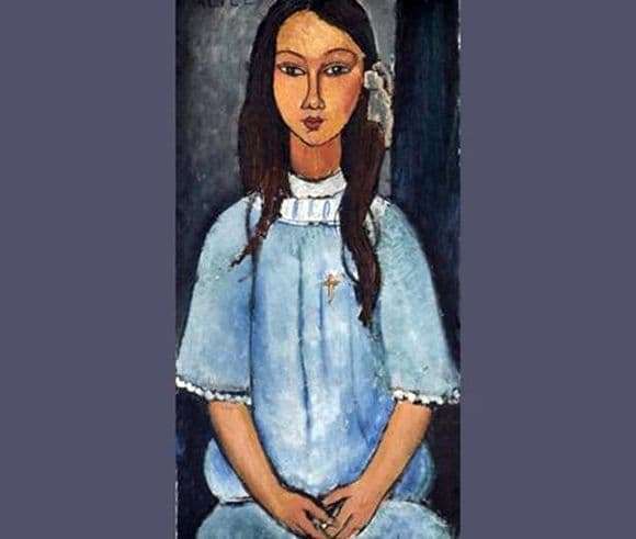 Description of the painting by Amedeo Modigliani Alice