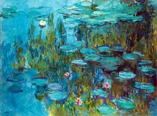 Description of the painting by Claude Monet Water Lilies