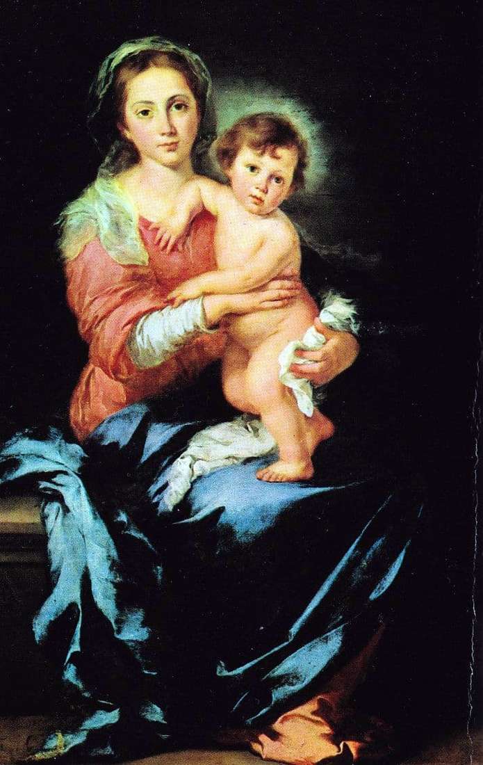 Description of the painting by Bartolomeo Murillo Madonna
