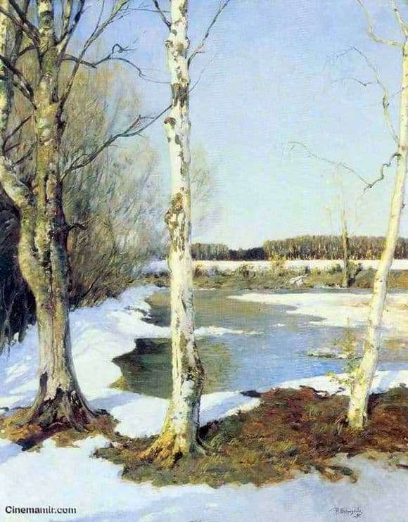 Description of the painting by Ilya Ostroukhova Early Spring