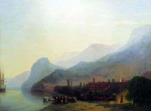 Description of the painting by Ivan Aivazovsky Alushta