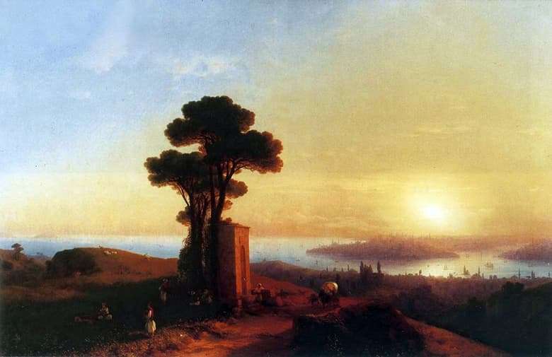 Description of the painting by Ivan Aivazovsky View of Constantinople