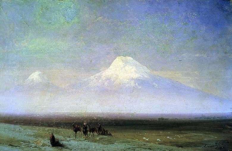 Description of the painting by Ivan Aivazovsky Mount Ararat