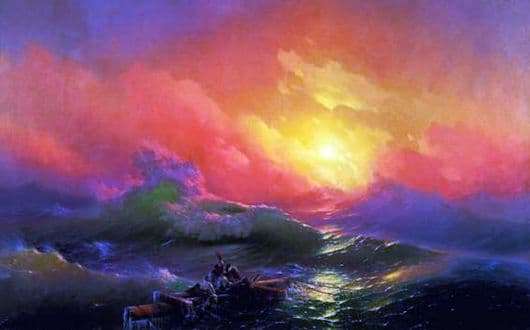 Description of the painting by Ivan Aivazovsky The Ninth Wave