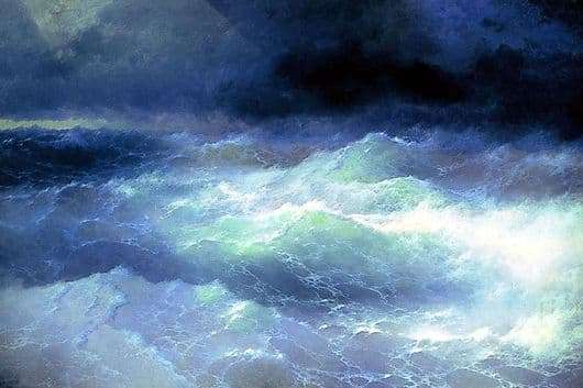 Description of the painting by Ivan Aivazovsky Wave
