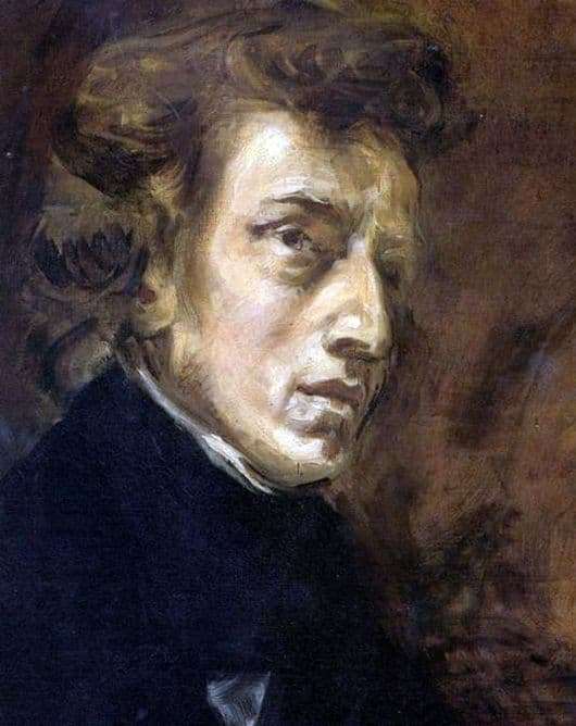 Description of the painting by Eugene Delacroix Chopin