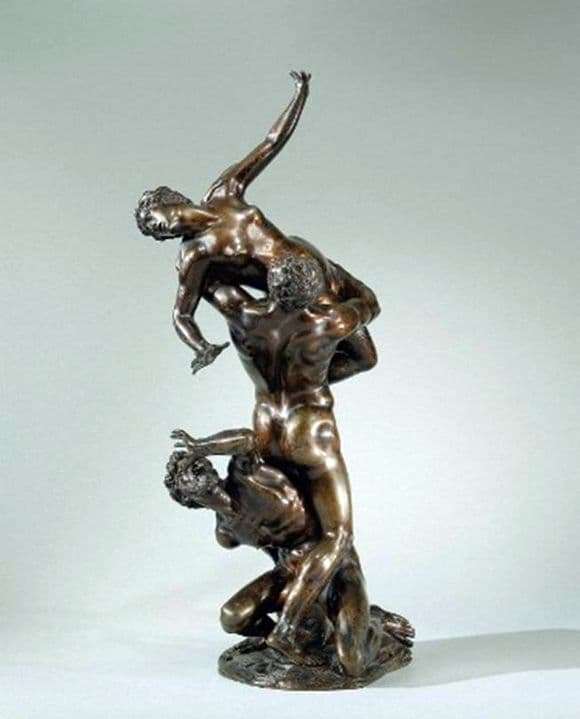 Description of the sculpture of Dzhamboloni Abduction of the Sabine Women