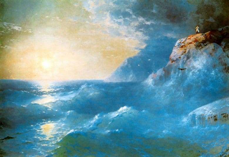Description of the painting by Ivan Aivazovsky Napoleon on St. Helena