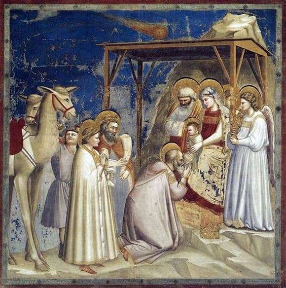 giotto paintings coloring pages