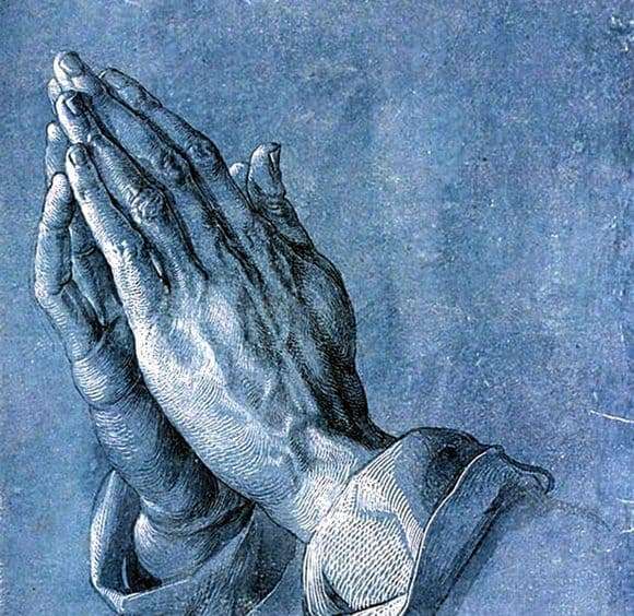 Description of the painting by Albrecht Durer Hands praying