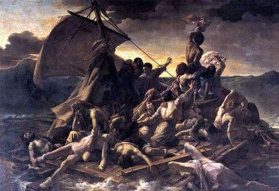 Description of the painting by Theodore Gericault The Raft of Medusa
