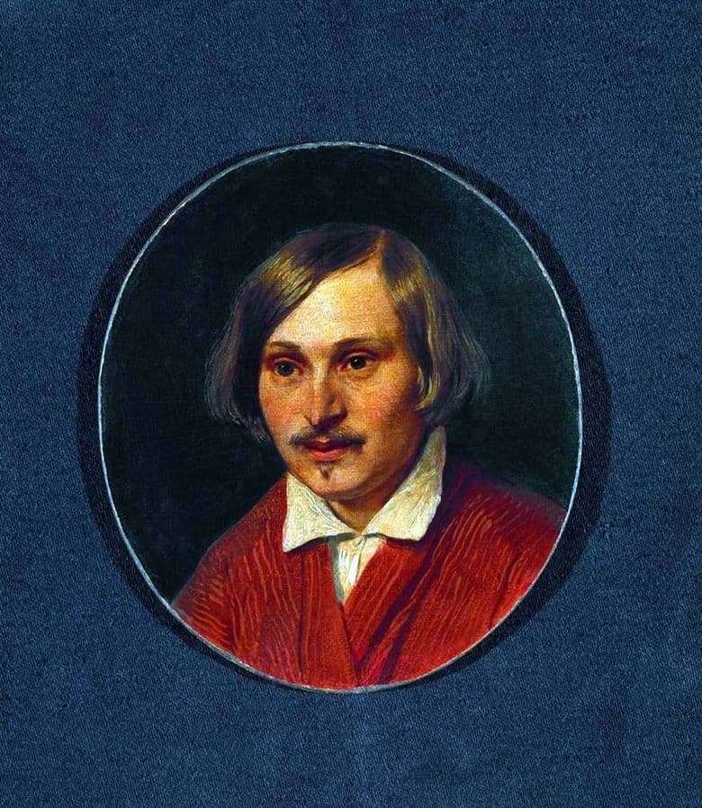 Description of the painting by Alexander Ivanov Portrait of Gogol