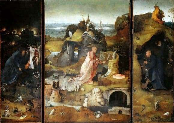Description of the painting by Hieronymus Bosch Holy Hermits
