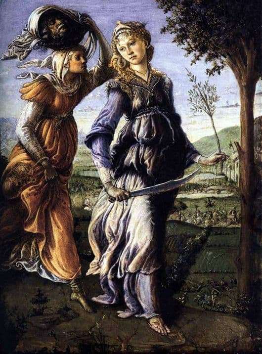 Description of the painting by Sandro Botticelli Return of Judith