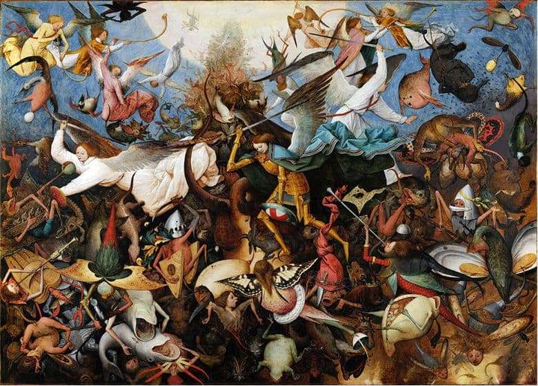 Description of the painting by Peter Bruegel the Elder The Fall of Rebel Angels