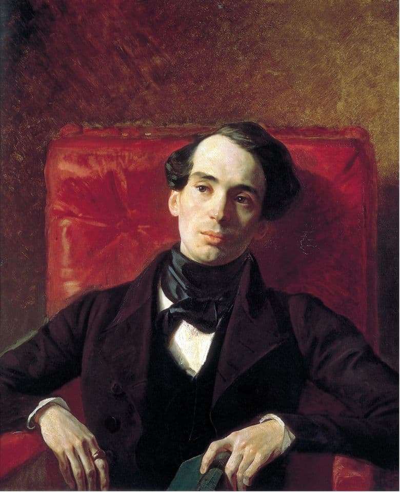 Description of the portrait of Karl Pavlovich Bryullov Portrait of A. N. Strugovshchikov