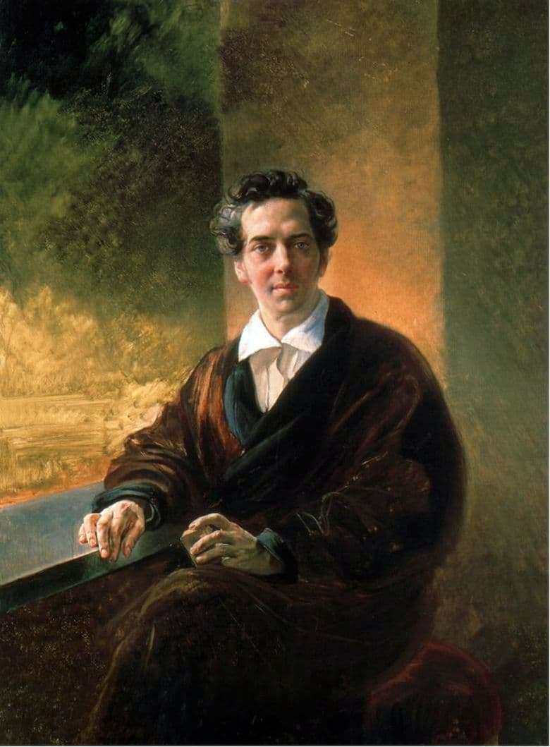 Description of the painting by Karl Pavlovich Bryullov Portrait of Count A. A. Perovsky