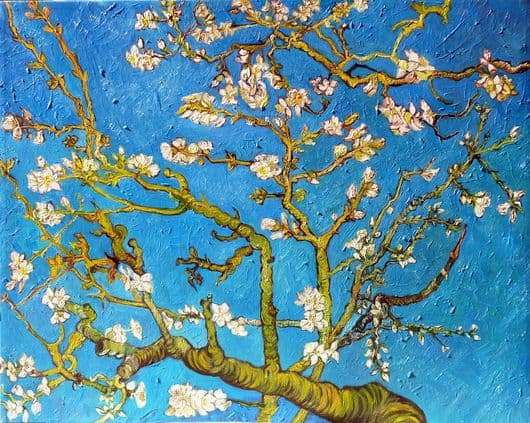 Description Of The Painting By Vincent Van Gogh “Flowering Almond Branches”  ❤️ - Van Gogh Vincent