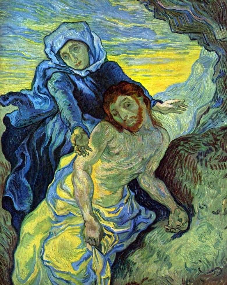 Description of the painting by Vincent Van Gogh Pieta