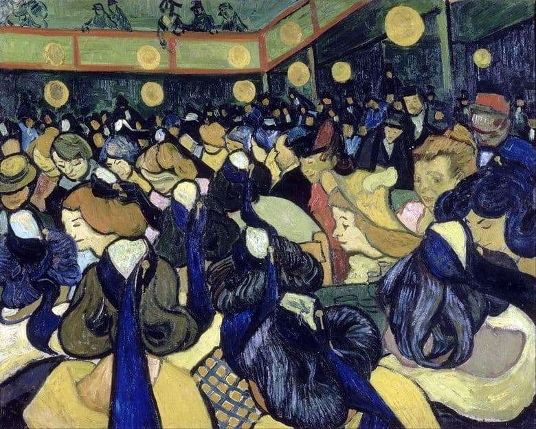 Description of the painting by Vincent Van Gogh Dance Hall