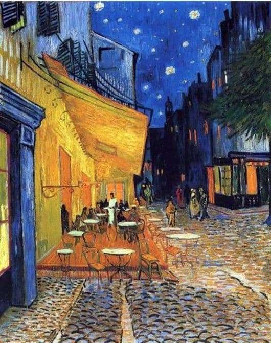 Description of the painting by Vincent van Gogh Cafe Terrace