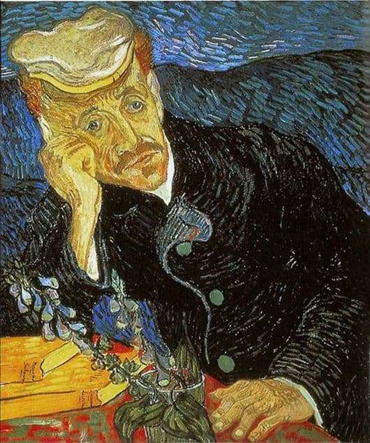 Description of the painting by Vincent van Gogh Portrait of Dr. Gachet