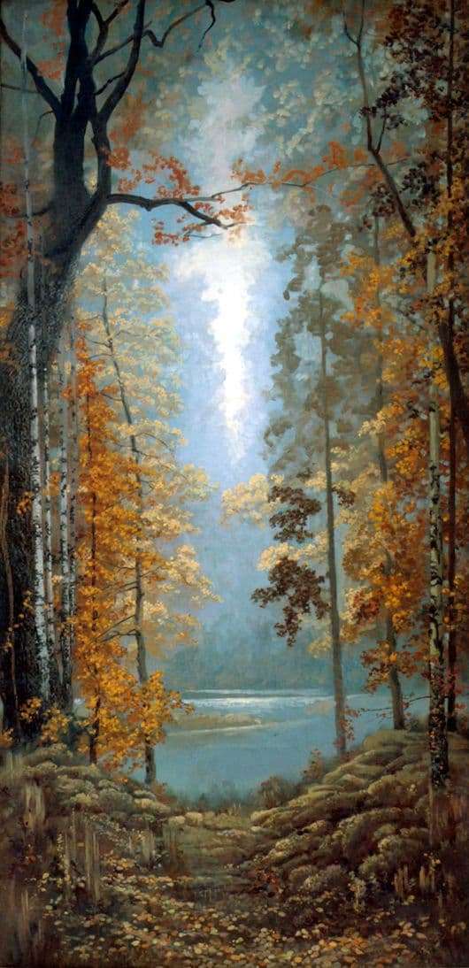 Description of the painting by Konstantin Vasiliev Autumn