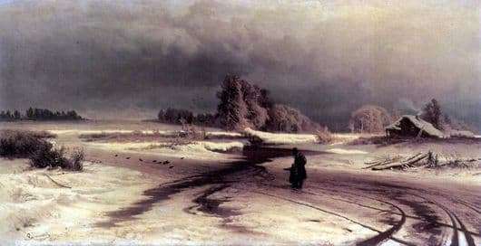 Description of the painting by Fyodor Vasilyev The Thaw