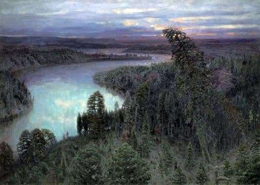 Description of the painting by Apollinarius Vasnetsov Northern Territory