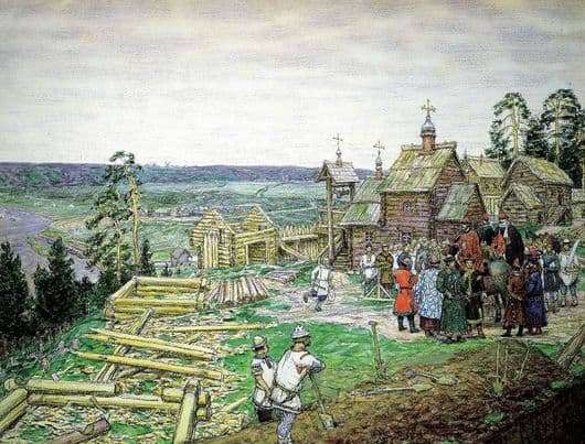 Description of the painting by Victor Vasnetsov The Foundation of Moscow