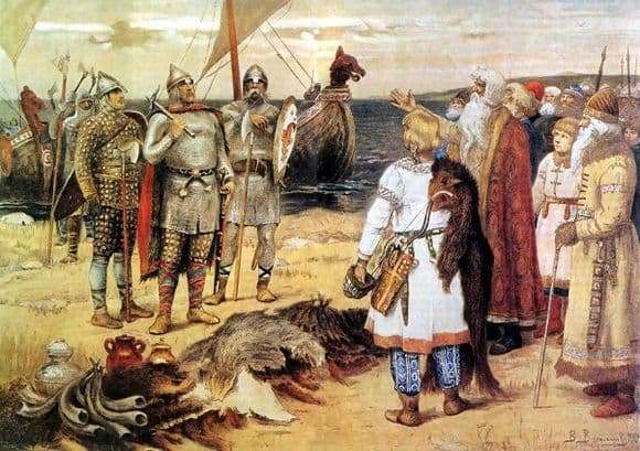 Description of the painting by Viktor Vasnetsov Varygi