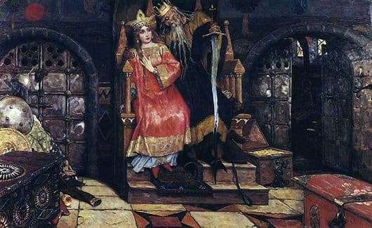 Description of the painting by Viktor Vasnetsov Kashchey the Immortal