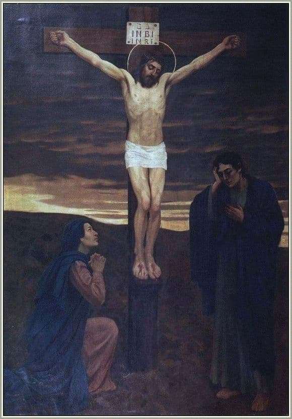 Description of the painting by Victor Vasnetsov Crucifixion of Christ