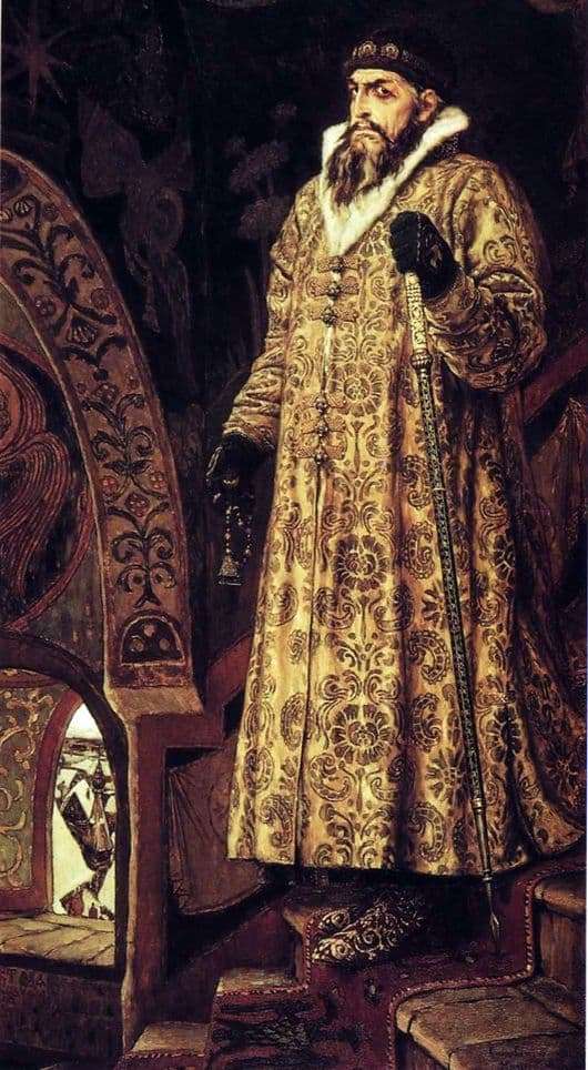 Description of the painting by Viktor Vasnetsov Tsar Ivan Vasilyevich the Terrible