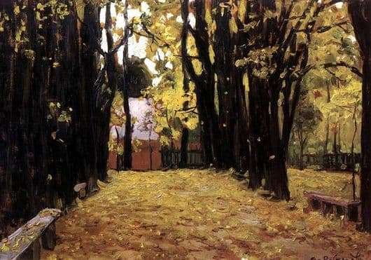 Description of the painting by Viktor Vasnetsov Autumn