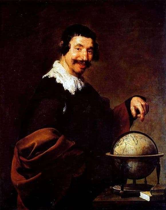 Description of the painting by Diego Velasquez Democritus