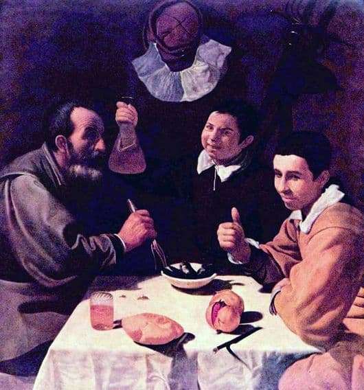 Description of the painting by Diego Velázquez Breakfast