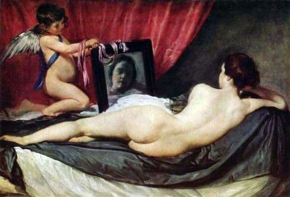 Description of the painting by Diego Velázquez Venus with a mirror