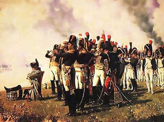 Description of the painting by Vasily Vereshchagin Napoleon at the Borodino Heights