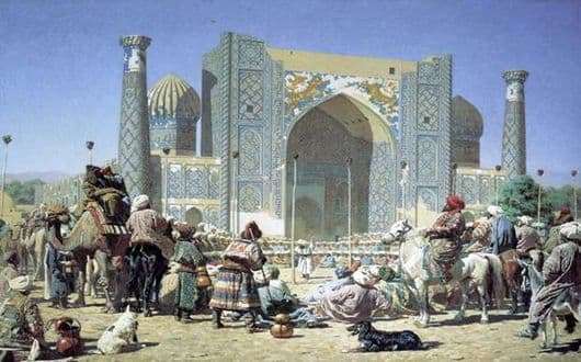 Description paintings Vasily Vereshchagin triumphant