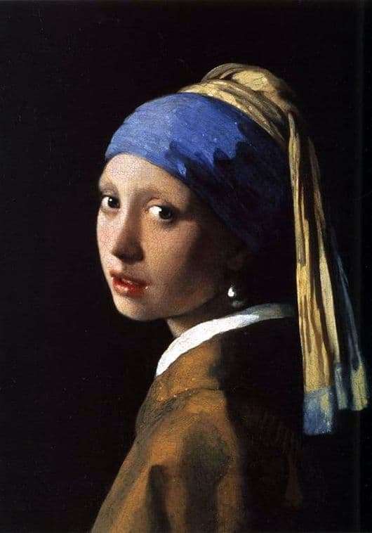 Description of the painting by Jan Vermeer Girl with a pearl earring