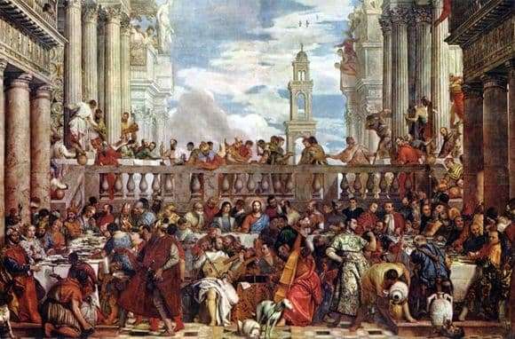 Description of the painting by Paolo Veronese Marriage in Cana of Galilee