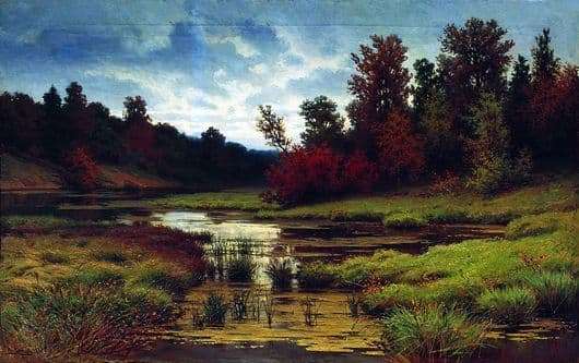 Description of the painting by Efim Volkov Autumn